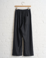 SOFIE D'HOORE, RELAXED LOW CROTCH PANT, ANTHRACITE MELANGE