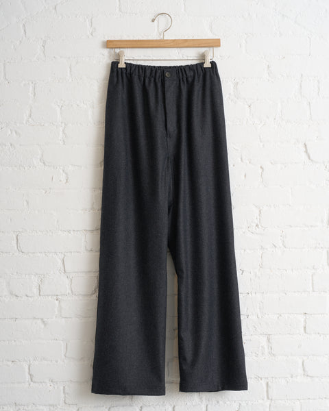 SOFIE D'HOORE, RELAXED LOW CROTCH PANT, ANTHRACITE MELANGE