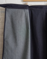 SOFIE D'HOORE, DENIM WRAP SKIRT, RAW BLUE
