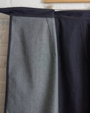 SOFIE D'HOORE, DENIM WRAP SKIRT, RAW BLUE