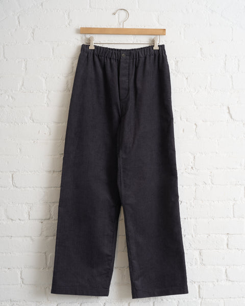 SOFIE D'HOORE, RELAXED LOW CROTCH PANT, GRAPHITE