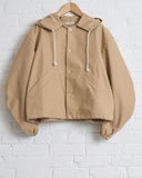 SONO, HUCKLE HOODIE, JUTE