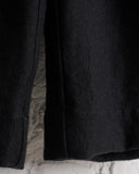 SONO, UNISEX TATUM TROUSERS AHR, BLACK LINEN/WOOL