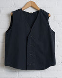 SONO, VICTOR VEST, OFF BLACK
