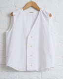 SONO, VICTOR VEST, WHITE