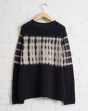 SUZUSAN, SHIBORI RIVER CASHMERE SEAMLESS PULLOVER