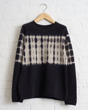 SUZUSAN, SHIBORI RIVER CASHMERE SEAMLESS PULLOVER