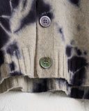 SUZUSAN, MADARA SHIBORI CASHMERE CARDIGAN