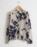 SUZUSAN, MADARA SHIBORI CASHMERE CARDIGAN