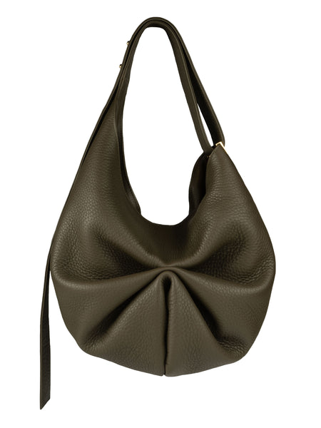 TSATSAS, SACAR S BAG, KHAKI AND GOLD