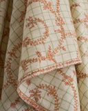 YASER SHAW, 621420, #3, CASHMERE WOVEN EMBROIDERY, BEIGE AND GOLD