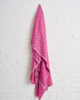 YASER SHAW, ROSADO, EMBROIDERED CASHMERE SCARF