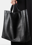 TSATSAS, BLACK, FABER TWO OVERSIZED WORK BAG