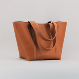 LAPERRUQUE, GOLD, LEATHER TOTE BAG