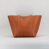 LAPERRUQUE, GOLD, LEATHER TOTE BAG