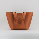 LAPERRUQUE, GOLD, LEATHER TOTE BAG