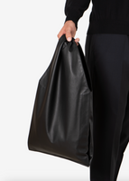 TSATSAS, BLACK, LATO LEATHER GROCERY BAG