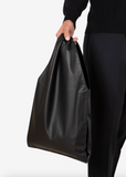 TSATSAS, BLACK, LATO LEATHER GROCERY BAG