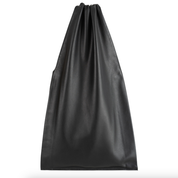 TSATSAS, BLACK, LATO LEATHER GROCERY BAG