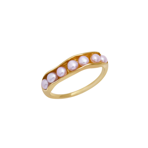 CARINA HARDY 18K MOTHER OF PEARL RING