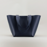 LAPERRUQUE, NAVY, LEATHER TOTE BAG