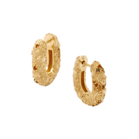 CARINA HARDY, 18K PAVÈ HOOPS