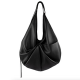 TSATSAS, BLACK, LARGER, SACAR ROUNDED SHOULDER BAG