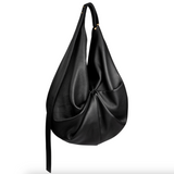 TSATSAS, BLACK, LARGER, SACAR ROUNDED SHOULDER BAG