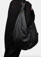 TSATSAS, BLACK, LARGER, SACAR ROUNDED SHOULDER BAG