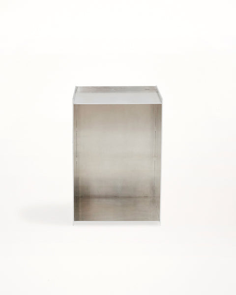 FRAMA RIVET BOX TABLE | ALUMINUM