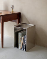 FRAMA RIVET BOX TABLE | ALUMINUM