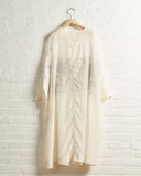 AODRESS, THREE SUN FLOWER CENTER SLIT DRESS, KORA BLACK PURANA