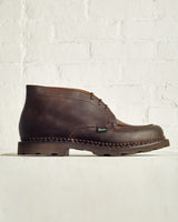 ARPENTEUR LEATHER CHUKKA SHOES BROWN